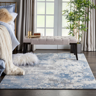 The Rug Corner Nourison Home Rustic Textures RUS08 GRYBL Area Rugs  