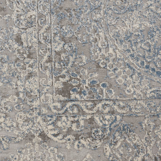 Nourison Home - Rustic Textures Ivory/Light Blue Area Rug Rust09