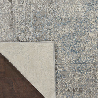 Nourison Home - Rustic Textures Ivory/Light Blue Area Rug Rust09