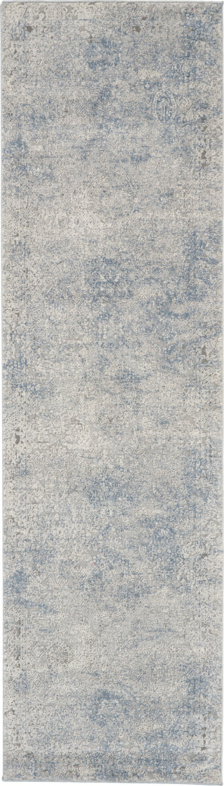 Nourison Home - Rustic Textures Ivory/Light Blue Area Rug Rust09