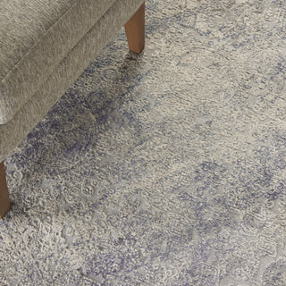 Nourison Home - Rustic Textures Ivory/Light Blue Area Rug Rust09