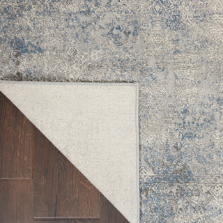 Nourison Home - Rustic Textures Ivory/Light Blue Area Rug Rust09