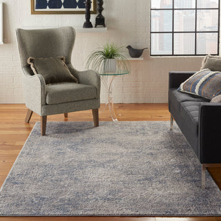 Nourison Home - Rustic Textures Ivory/Light Blue Area Rug Rust09