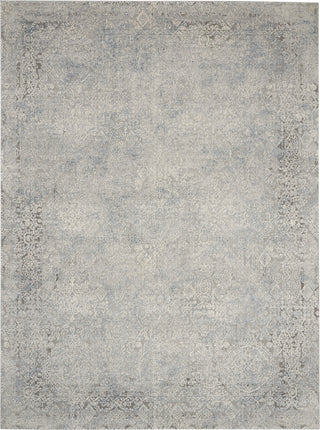Nourison Home - Rustic Textures Ivory/Light Blue Area Rug Rust09