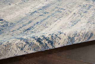 The Rug Corner Nourison Home Rustic Textures RUS10 IVBLU Area Rugs  