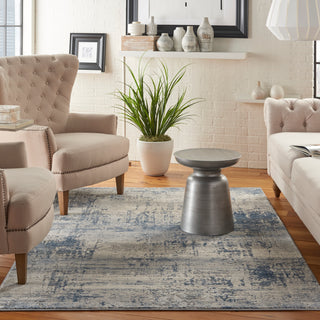 The Rug Corner Nourison Home Rustic Textures RUS10 IVBLU Area Rugs  