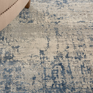 The Rug Corner Nourison Home Rustic Textures RUS10 IVBLU Area Rugs  