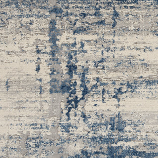 The Rug Corner Nourison Home Rustic Textures RUS10 IVBLU Area Rugs  
