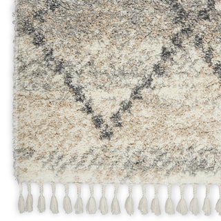 Nourison Home - Oslo Shag Ivory/Green Area Rug OSL01