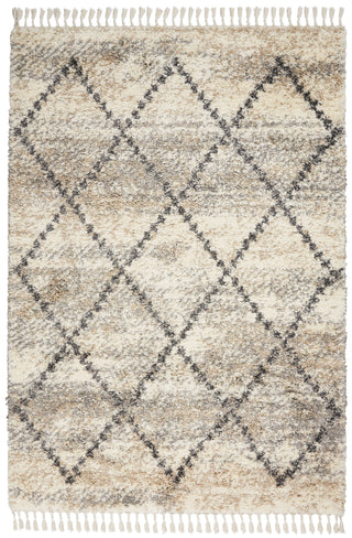 Nourison Home - Oslo Shag Ivory/Green Area Rug OSL01