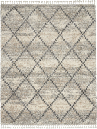 Nourison Home - Oslo Shag Ivory/Green Area Rug OSL01