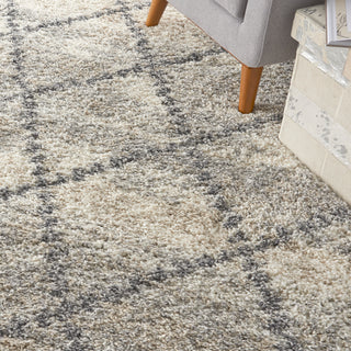 Nourison Home - Oslo Shag Ivory/Green Area Rug OSL01