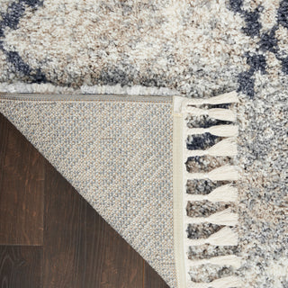 The Rug Corner Nourison Home Nourison Home - Oslo Shag Silver/Green Area Rug OSL01  