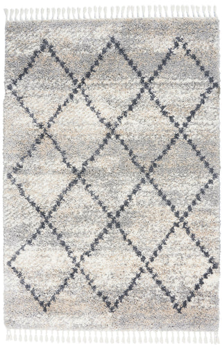 The Rug Corner Nourison Home Nourison Home - Oslo Shag Silver/Green Area Rug OSL01  