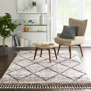 The Rug Corner Nourison Home Nourison Home - Oslo Shag Silver/Green Area Rug OSL01  