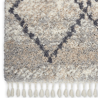 The Rug Corner Nourison Home Nourison Home - Oslo Shag Silver/Green Area Rug OSL01  
