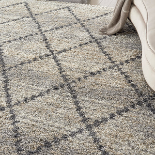 The Rug Corner Nourison Home Nourison Home - Oslo Shag Silver/Green Area Rug OSL01  
