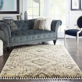 The Rug Corner Nourison Home Oslo Shag OSL02 IVGRY Area Rugs  