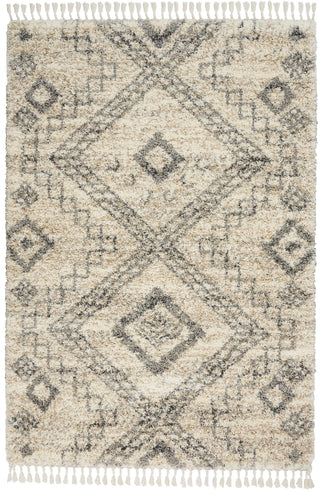The Rug Corner Nourison Home Oslo Shag OSL02 IVGRY Area Rugs  
