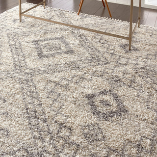 The Rug Corner Nourison Home Oslo Shag OSL02 IVGRY Area Rugs  