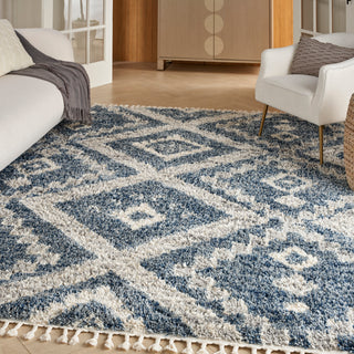The Rug Corner Nourison Home Oslo Shag OSL02 DENBL Area Rugs  