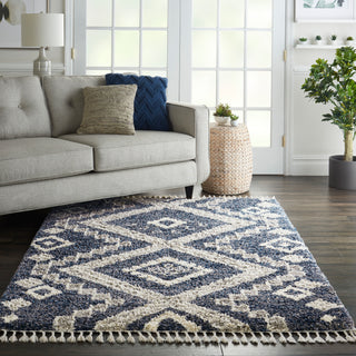 The Rug Corner Nourison Home Oslo Shag OSL02 DENBL Area Rugs  