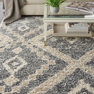 The Rug Corner Nourison Home Oslo Shag OSL02 GRYIV Area Rugs  