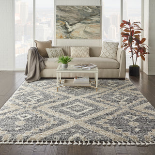 The Rug Corner Nourison Home Oslo Shag OSL02 GRYIV Area Rugs  