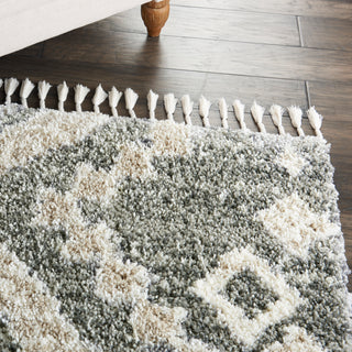 The Rug Corner Nourison Home Oslo Shag OSL02 GRYIV Area Rugs  