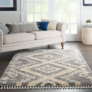 The Rug Corner Nourison Home Oslo Shag OSL02 GRYIV Area Rugs  