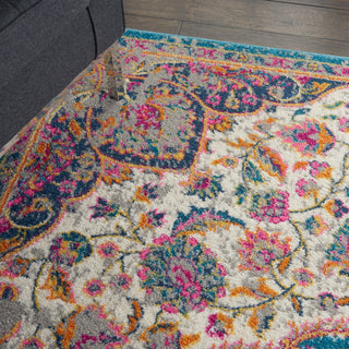 The Rug Corner Nourison Home Nourison Home - Passion Ivory/Multi-Color Area Rug PSN22  