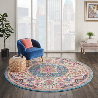 The Rug Corner Nourison Home Nourison Home - Passion Ivory/Multi-Color Area Rug PSN22  
