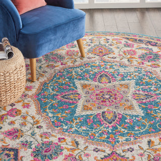 The Rug Corner Nourison Home Nourison Home - Passion Ivory/Multi-Color Area Rug PSN22  