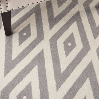 Nourison Home - Grafix White/Grey Area Rug GRF18