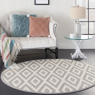 Nourison Home - Grafix White/Grey Area Rug GRF18