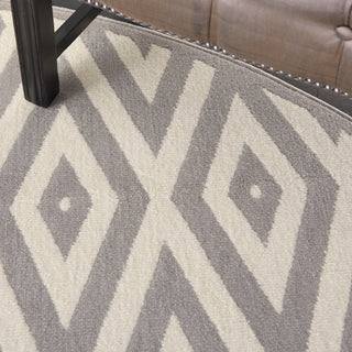 Nourison Home - Grafix White/Grey Area Rug GRF18