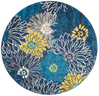 The Rug Corner Nourison Home Nourison Home - Passion Blue Area Rug PSN17  