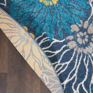 The Rug Corner Nourison Home Nourison Home - Passion Blue Area Rug PSN17  