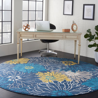 The Rug Corner Nourison Home Nourison Home - Passion Blue Area Rug PSN17  