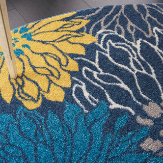 The Rug Corner Nourison Home Nourison Home - Passion Blue Area Rug PSN17  