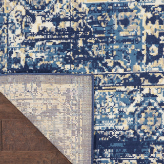 The Rug Corner Nourison Home Nourison Home - Grafix Navy/Blue Area Rug GRF14  