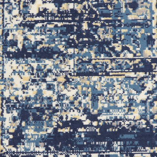 The Rug Corner Nourison Home Nourison Home - Grafix Navy/Blue Area Rug GRF14  