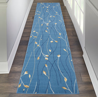 The Rug Corner Nourison Home Grafix GRF15 LTBLU Area Rugs  