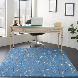 The Rug Corner Nourison Home Grafix GRF15 LTBLU Area Rugs  