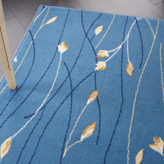 The Rug Corner Nourison Home Grafix GRF15 LTBLU Area Rugs  