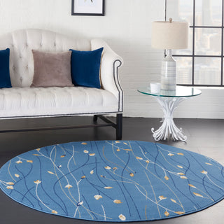 The Rug Corner Nourison Home Grafix GRF15 LTBLU Area Rugs  