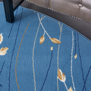 The Rug Corner Nourison Home Grafix GRF15 LTBLU Area Rugs  