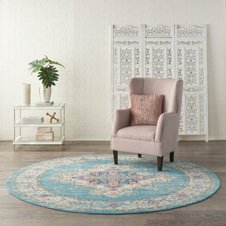 The Rug Corner Nourison Home Passion PSN03 LTBLU Area Rugs  
