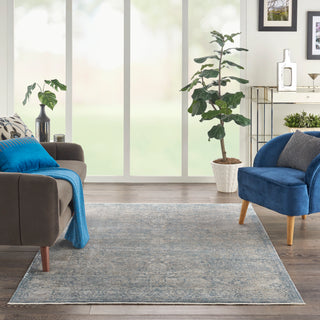 Nourison Home - Starry Nights Cream/Blue Area Rug STN01