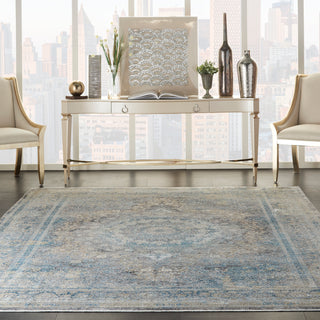 Nourison Home - Starry Nights Cream/Blue Area Rug STN06